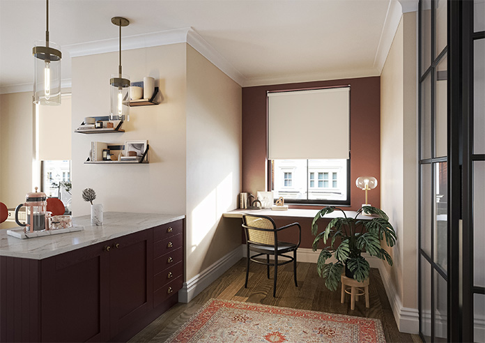 Toulouse (Blackout), Textured Brown - Roller Blind - Image 7